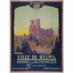 vintage poster reims 1