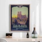 vintage poster reims 1