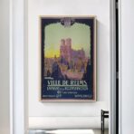 vintage poster reims 1
