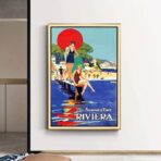 vintage riviera poster 1