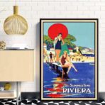 vintage riviera poster 1