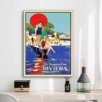 vintage riviera poster 1