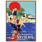 vintage riviera poster 1