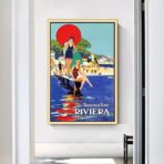 vintage riviera poster 1