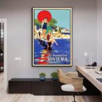 vintage riviera poster 1