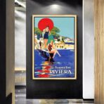 vintage riviera poster 1
