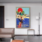 vintage riviera poster 1