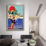 vintage riviera poster 1