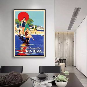 vintage riviera poster 1