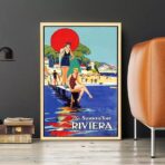 vintage riviera poster 1
