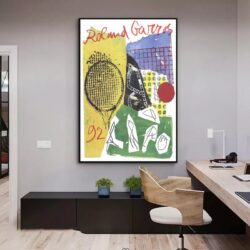 vintage roland garros poster 3