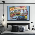 vintage route 66 poster 1