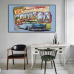 vintage route 66 poster 1