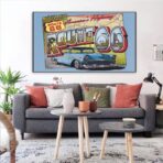 vintage route 66 poster 1
