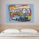 vintage route 66 poster 1