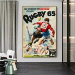 vintage rugby poster 3