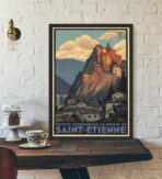 vintage poster saint etienne 1