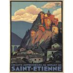 vintage poster saint etienne 1