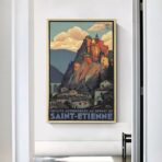 vintage poster saint etienne 1