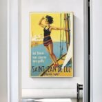 vintage poster saint jean de luz 1