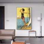 vintage poster saint jean de luz 1