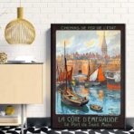 vintage poster saint malo 1