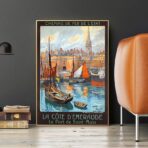 vintage poster saint malo 1
