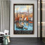 vintage poster saint malo 1