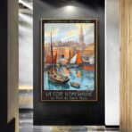 vintage poster saint malo 1