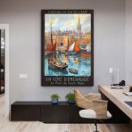 vintage poster saint malo 1