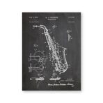 vintage saxophon poster