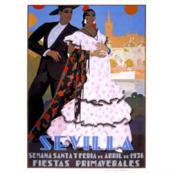 vintage poster sevilla