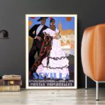 vintage poster sevilla