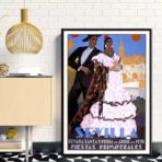 vintage poster sevilla