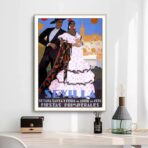 vintage poster sevilla