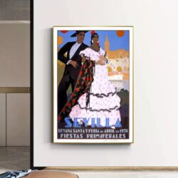 vintage poster sevilla