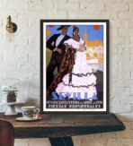 vintage poster sevilla