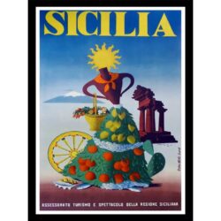 vintage poster sizilien