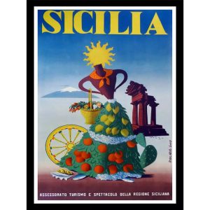 vintage poster sizilien
