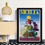 vintage poster sizilien