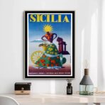 vintage poster sizilien