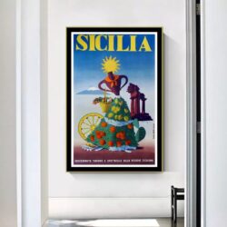 vintage poster sizilien