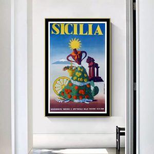 vintage poster sizilien