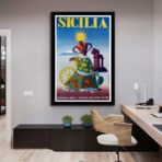 vintage poster sizilien