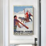 vintage wintersport poster