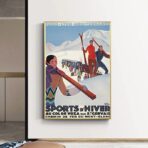 vintage wintersport poster
