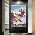 vintage wintersport poster
