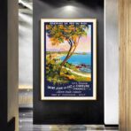 vintage poster st jean de luz 1