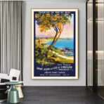 vintage poster st jean de luz 1
