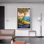 vintage poster st jean de luz 1